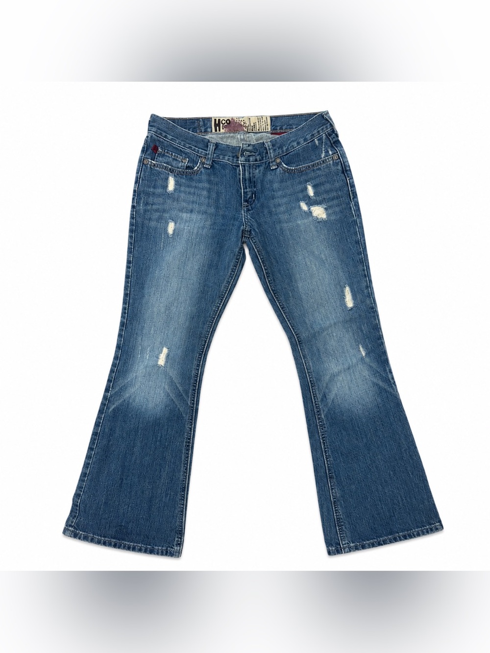 Hollister Distressed Woman Flare Jeans